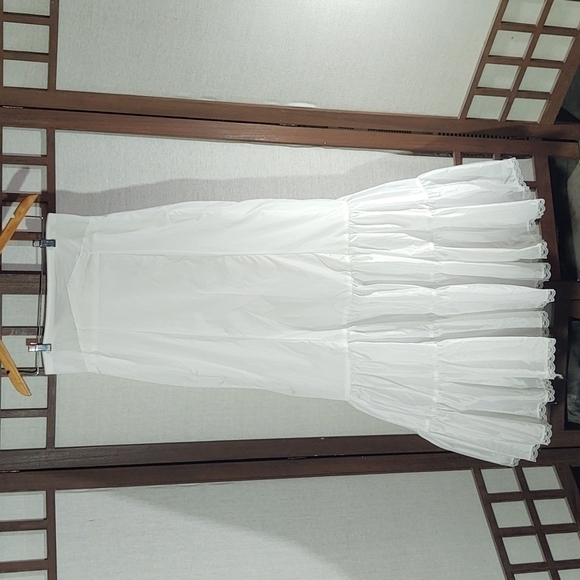 David's Bridal Fit and Flare Slip Skirt Sz 12 - Picture 1 of 9